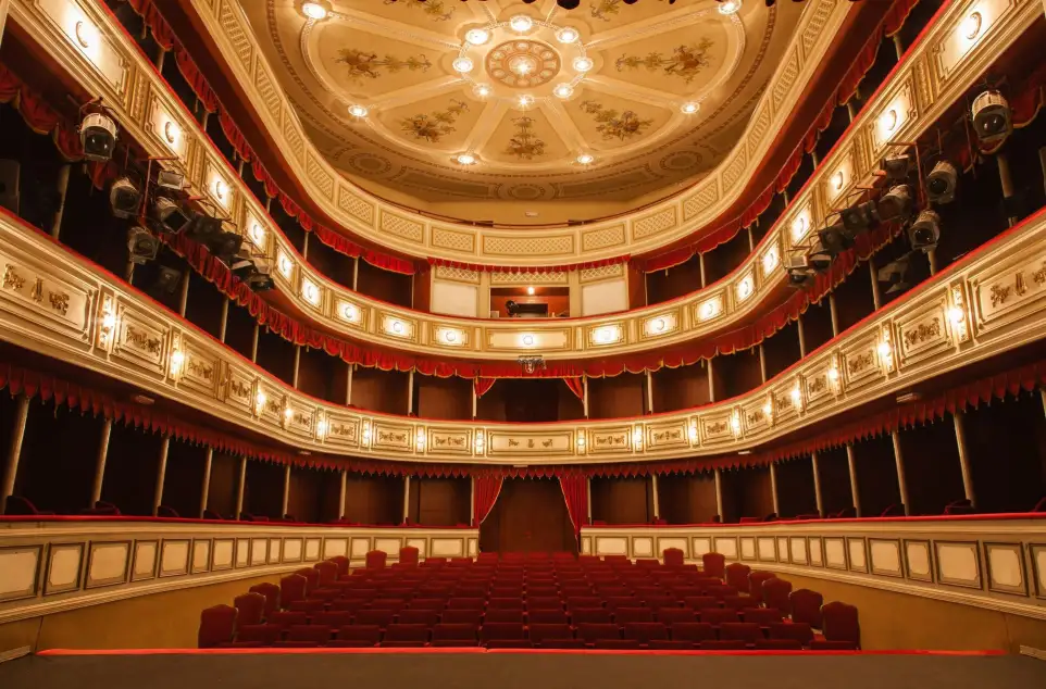 Sala de teatro limpia
